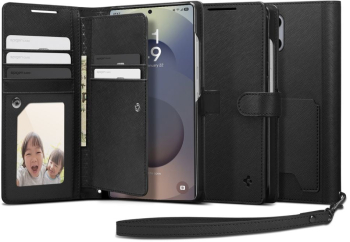 Husa pentru Samsung Galaxy S25 Ultra - Spigen Wallet S - Black 