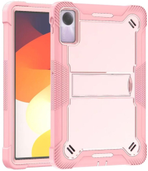 Husa pentru Xiaomi Redmi Pad SE 11 + Folie - Techsuit Rugged TabShell - Rose Gold 