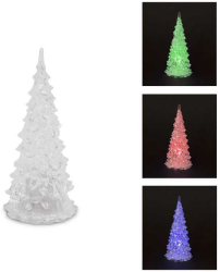 Pom de Craciun LED acril 12cm Phernom 