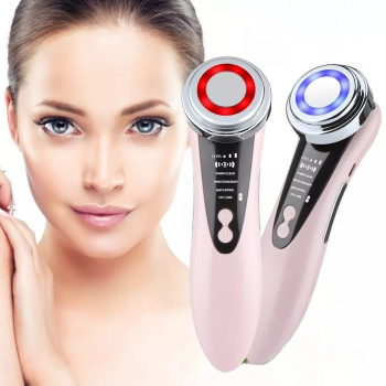 Aparat Electric de Masaj Facial 5 in 1 pentru Curatare Lifting Tonifiere Rejuvenare si Ingrijire Profesionala a Tenului