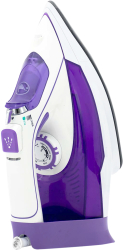 Fier de calcat VIVAX IR-2202CP putere 2200 W talpa ceramica rezervor 360 ml 30 g/min Alb/Mov 