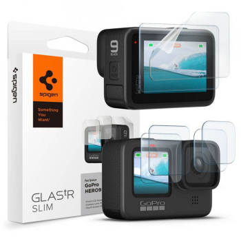Folie pentru GoPro Hero 9/10/11/12 set 6 - Spigen Glas.tR Slim - Clear 
