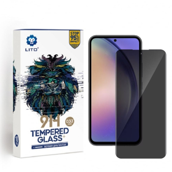 Folie pentru iPhone 15 Plus - Lito 2.5D Classic Glass - Privacy 