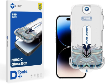 Folie pentru iPhone 16 Pro Max - Lito Magic Glass Box D+ Tools - Matte 