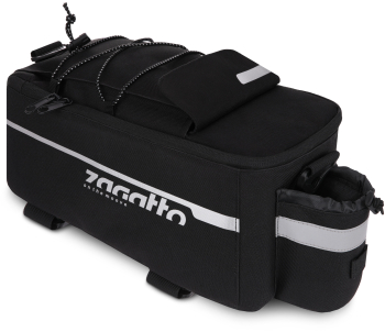 Geanta de bicicleta cufar pe portbagaj negru 35x13x17 cm Zagatto ZG738 