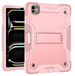 Husa pentru iPad Pro 11 2024 + Folie - Techsuit Rugged TabShell - Rose Gold 