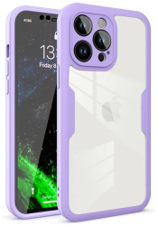 Husa pentru iPhone 12 Pro + Folie - Techsuit ColorVerse 360 Series - Purple 