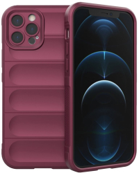 Husa pentru iPhone 12 Pro Max - Techsuit Magic Shield - Bordeaux 