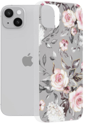 Husa pentru iPhone 14 Plus - Techsuit Marble Series - Bloom of Ruth Gray 