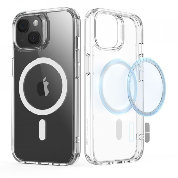 Husa pentru iPhone 15 - ESR Classic Hybrid HaloLock - Clear 