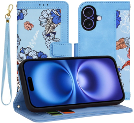Husa pentru iPhone 16 - Techsuit FlipCraft - VibrantA Blue 