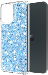 Husa pentru Motorola Moto G34 / Moto G45 - Techsuit Sparkly Glitter - Blue 