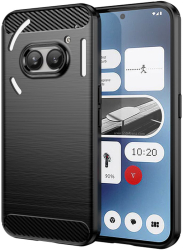 Husa pentru Nothing Phone 2a / 2a Plus - Techsuit Carbon Silicone - Black 
