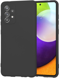 Husa pentru Samsung Galaxy A52 4G / A52 5G / A52s 5G - Techsuit SoftFlex - Black 