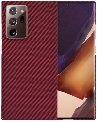 Husa pentru Samsung Galaxy Note 20 Ultra / Note 20 Ultra 5G - Techsuit Carbonite FiberShell - Red 