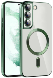 Husa pentru Samsung Galaxy S21 FE 5G - Techsuit Luxury Crystal MagSafe - Deep Green 