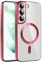 Husa pentru Samsung Galaxy S22 Plus 5G - Techsuit Luxury Crystal MagSafe - Red 