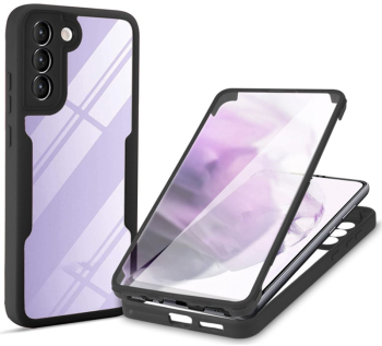 Husa pentru Samsung Galaxy S23 + Folie - Techsuit ColorVerse 360 Series - Black 