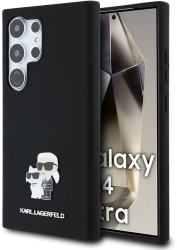 Husa pentru Samsung Galaxy S24 Ultra - Karl Lagerfeld Silicone KLHCS24LSMHKCNPK - Karl&Choupette 
