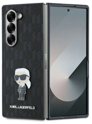 Husa pentru Samsung Galaxy Z Fold6 - Karl Lagerfeld Saffiano KLHCZFD6SAPKINPKK - Monogram Ikonik 