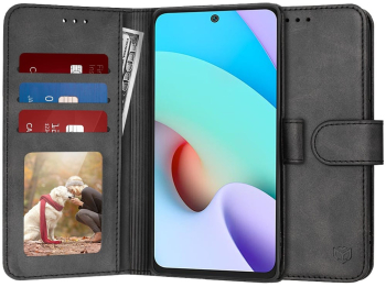 Husa pentru Xiaomi Redmi 10 / Redmi 10 2022 - Techsuit Diary Book - Black 