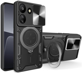 Husa pentru Xiaomi Redmi 13C 4G / Poco C65 - Techsuit CamGuard Pro - Black 