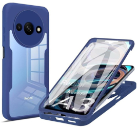 Husa pentru Xiaomi Redmi A3 + Folie - Techsuit ColorVerse 360 Series - Blue 