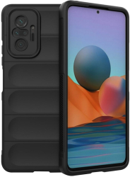 Husa pentru Xiaomi Redmi Note 10 Pro / Note 10 Pro Max - Techsuit Magic Shield - Black 
