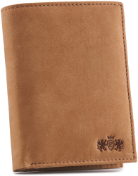 Portofel barbati Zagatto R ZG-N4-F10 Fabriano Piele naturala 12.5x9.5x2 cm Maro Cognac 