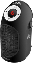 Aeroterma MINI ETA162390000 FOGOS 400 W element de incalzire ceramic temporizator negru 