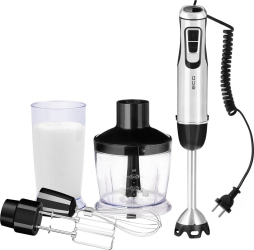 Blender vertical ECG RM 900 800 W 10 viteze + TURBO recipient tocator 500 ml lame din otel inoxidabil