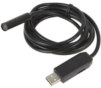 Camera Inspectie Auto iUni EE5 USB Tip Endoscop Rezistent la apa Lungime 5m Negru 