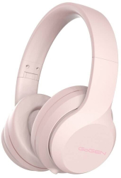 Casti fara fir GoGEN HBTM 45P bluetooth 5.3 volum aux-in autonomie pana la 31 ore roz