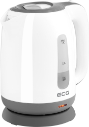 Fierbator electric ECG RK 1759 Classica Grigio 2200 W 1.7 litri plastic de calitate alb cu gri 