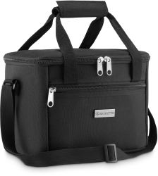 Geanta termoizolanta Zagatto R Negru Lunch Box Unisex Impermeabila Manere cu protectie Curea de umar reglabila Usoara Nylon/Polies 