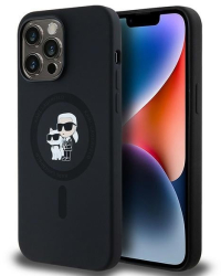 Husa pentru iPhone 14 Pro Max - Karl Lagerfeld Silicone MagSafe KLHMP14XSCMKCRHK - Karl&Choupette 