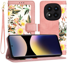 Husa pentru Xiaomi Redmi Note 14 Pro+ 5G - Techsuit FlipCraft - Sweetheart Pink 