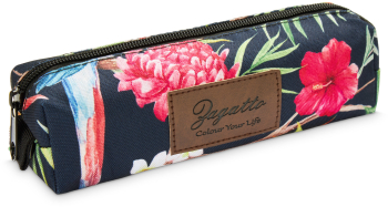 Penar scolar Zagatto R Multicolor Model tropical Multifunctional Impermeabil Buzunar cu fermoar Nylon/Poliester 22x6x6 cm RIO ZG7 