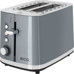 Prajitor de paine ECG ST 2766 Vintage Scuro 925 W 2 felii 7 niveluri de rumenire gri 