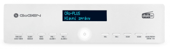 Radio de bucatarie cu DAB+ si FM GoGEN 600 1 W Bluetooth LCD ceas cu alarma 