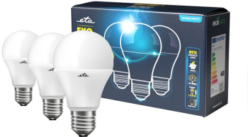 Set 3 becuri economice LED ETA EKO Classic 15W 99W E27 lumina neutra 