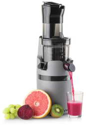 Storcator de fructe ETA Vitalic 4032 90000 200 W tehnologie de stoarcere lenta recipient suc si pulpa negru/gri 