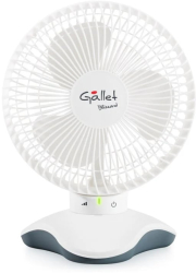 Ventilator de birou Gallet VEN6 Blizzard 15 cm 3 viteze oscilatie 5 W alimentare prin cablu USB