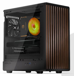 VIST Wood Sistem PC Ryzen 7 5700X Ram 32GB NVIDIA GeForce RTX 5060 SSD 1TB M.2 WIFI Windows 11 Pro preinstalat 