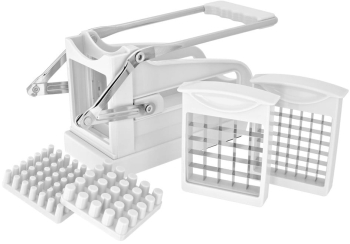 Aparat cartofi pai Judge plastic/otel inoxidabil 24x12x9 cm alb/argintiu 