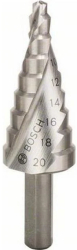 Burghiu conic in 9 trepte Bosch HSS-G 4-20 mm tija 8mm DIY 