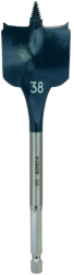 Burghiu plat pentru lemn Bosch Self Cut Speed 38x152mm prindere hexagonala 1/4 