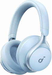 Casti wireless Over-Ear Anker Soundcore Space One Adaptive Active Noise Cancelling LDAC Hi-Res Bluetooth 5.3 Albastru Deschis 