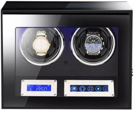Cutie intors ceasuri automatice iUni Luxury Watch Winder 2 Carbon 