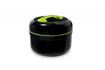 Cutie pentru pranz Ibili-Lunch away plastic 20x14 cm negru/verde 
